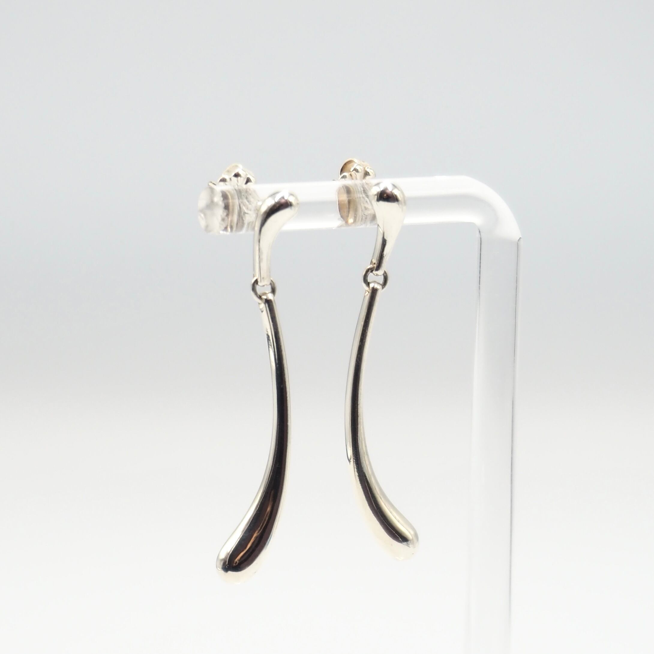 GUCCI GGマーモント フラワー ブルートパーズ ピアス シルバー925