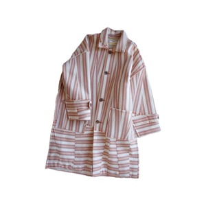 【osakentaro】needle punch coat (stripe)