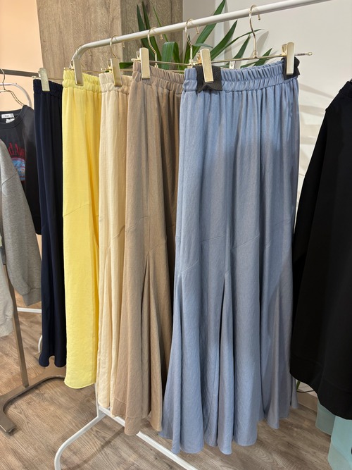 イレギュラー切替リネンライクスカート　LER-2544