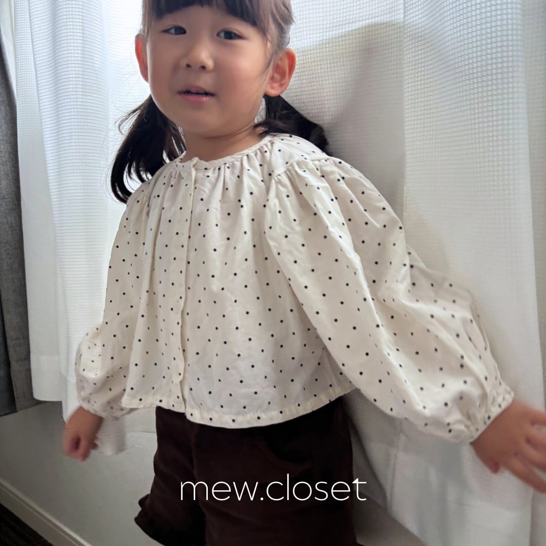 【即納】ninibello / Hazel puff blouse