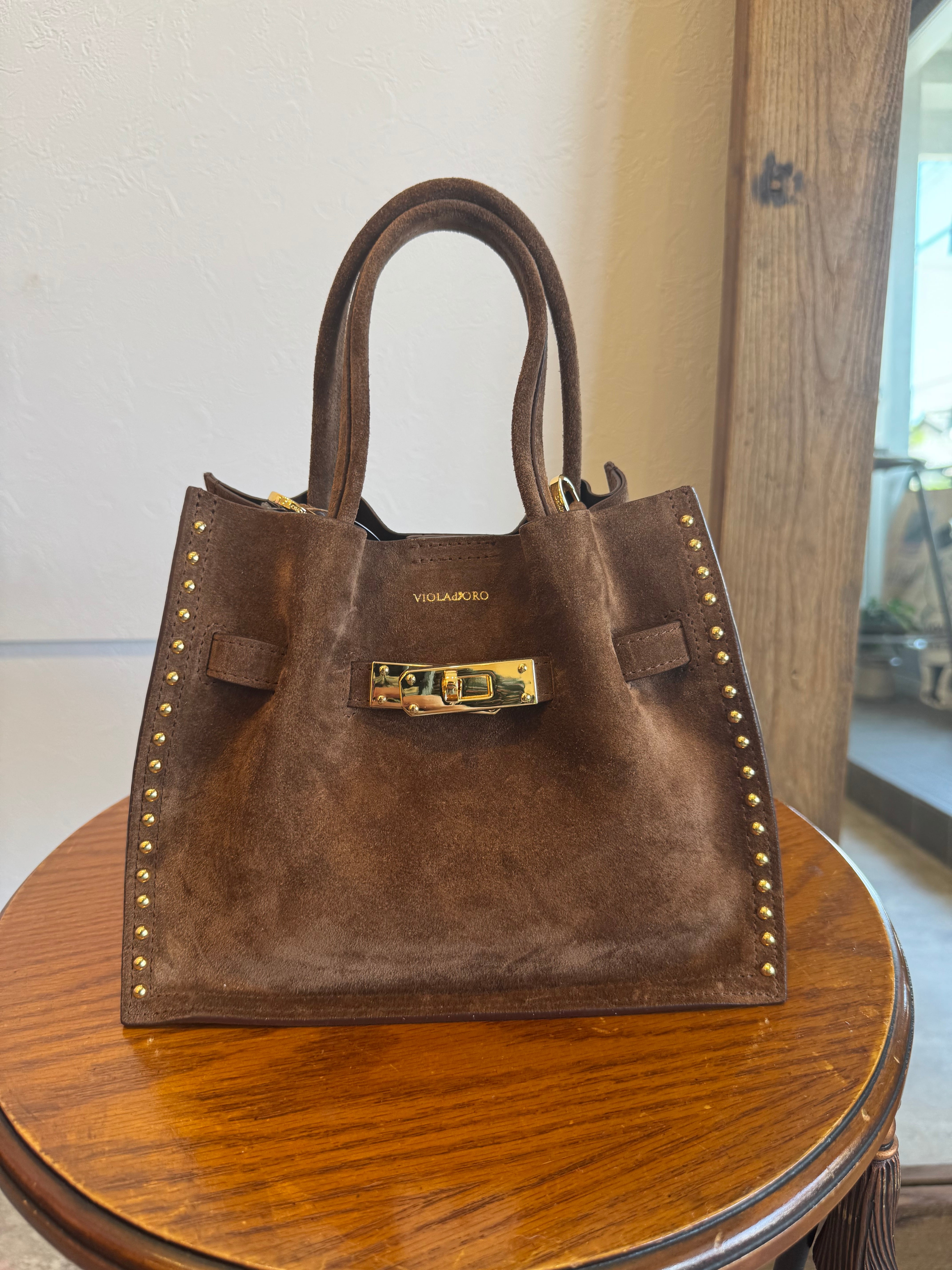 VIOLAd'ORO 】ターンロック付ナイロントートバッグ | kaila_shop