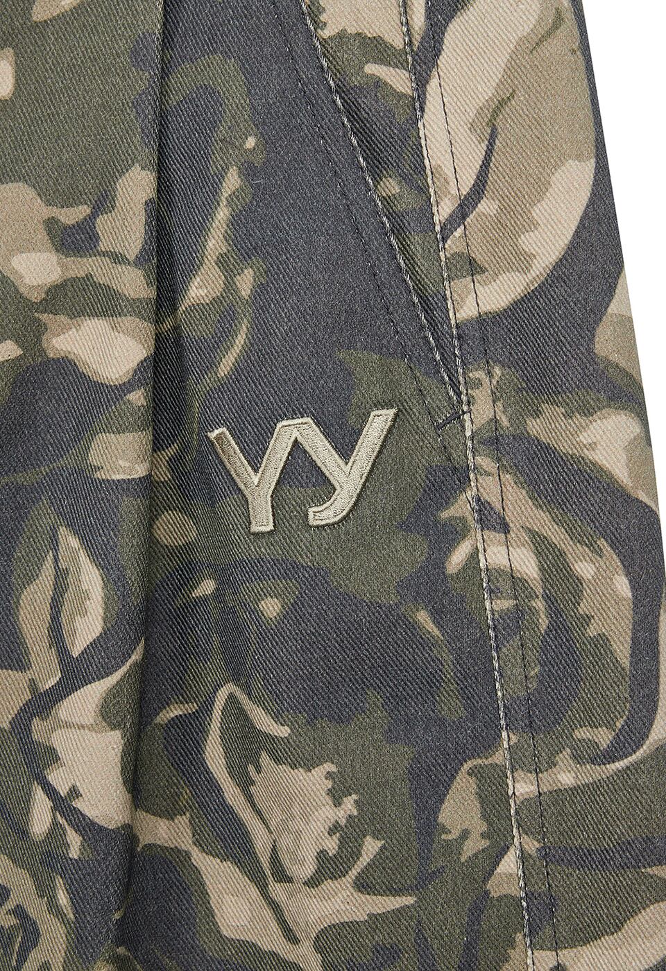 パンツ [OPEN YY] CAMO CARGO MIDI SHORTS, KHAKI OPEN YY] CAMO CARGO MIDI SHORTS, KHAKI 正規品 韓国ブランド 韓国