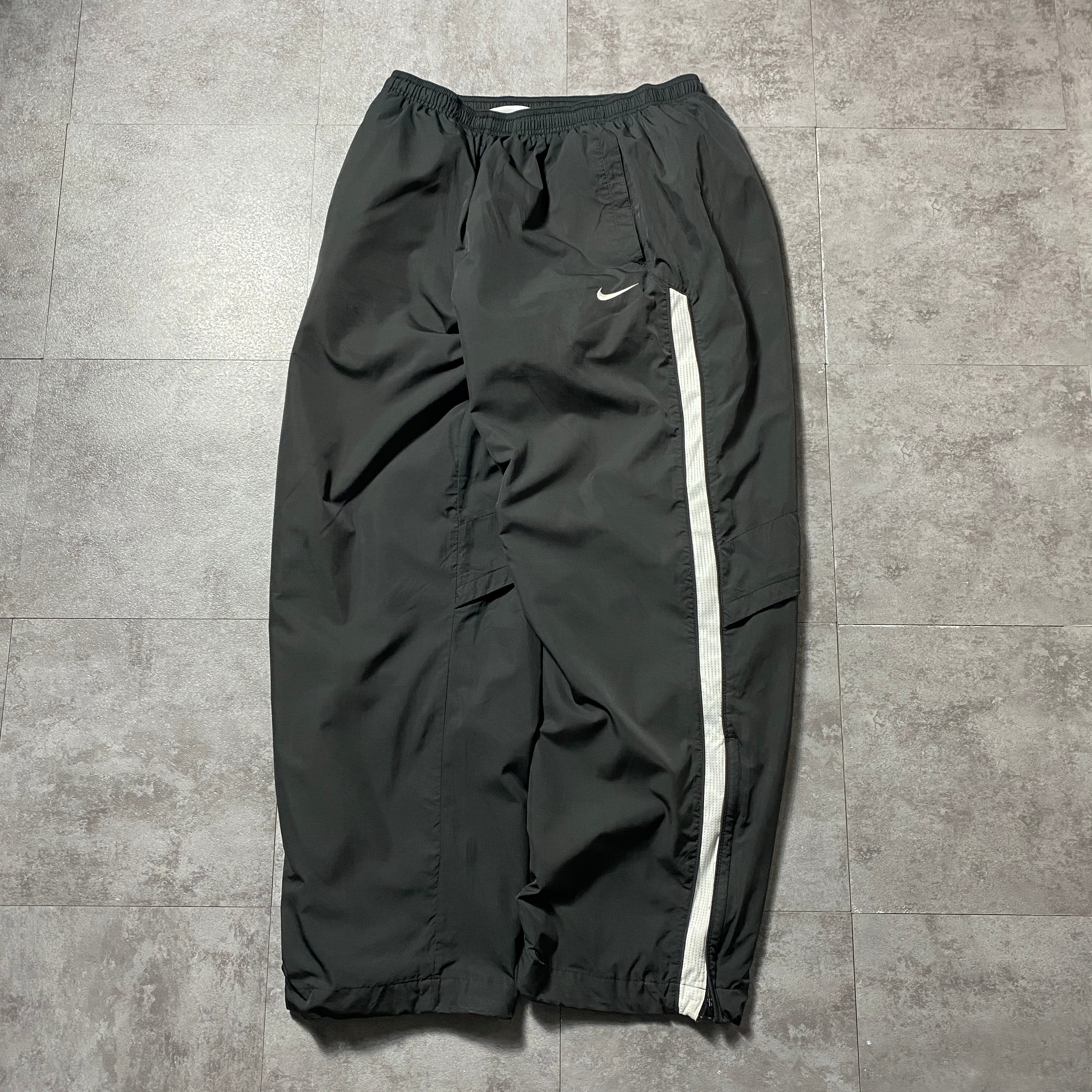 00's NIKE ナイキ スウォッシュ 刺繍ロゴ サイドライン XLサイズ