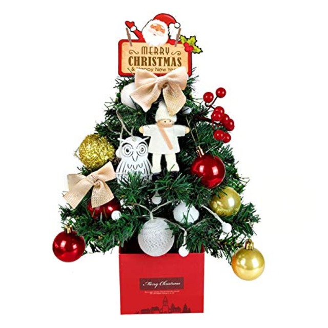 Jpcs クリスマスツリー 卓上 クリスマスツリー ミニ クリスマスツリー コンパクト 電飾つき セット おしゃれ 高級クリスマスツリー かわいい クリスマスグッズ クリスマスプレゼントに最適 Dly 45cm Az Japan Classic Store