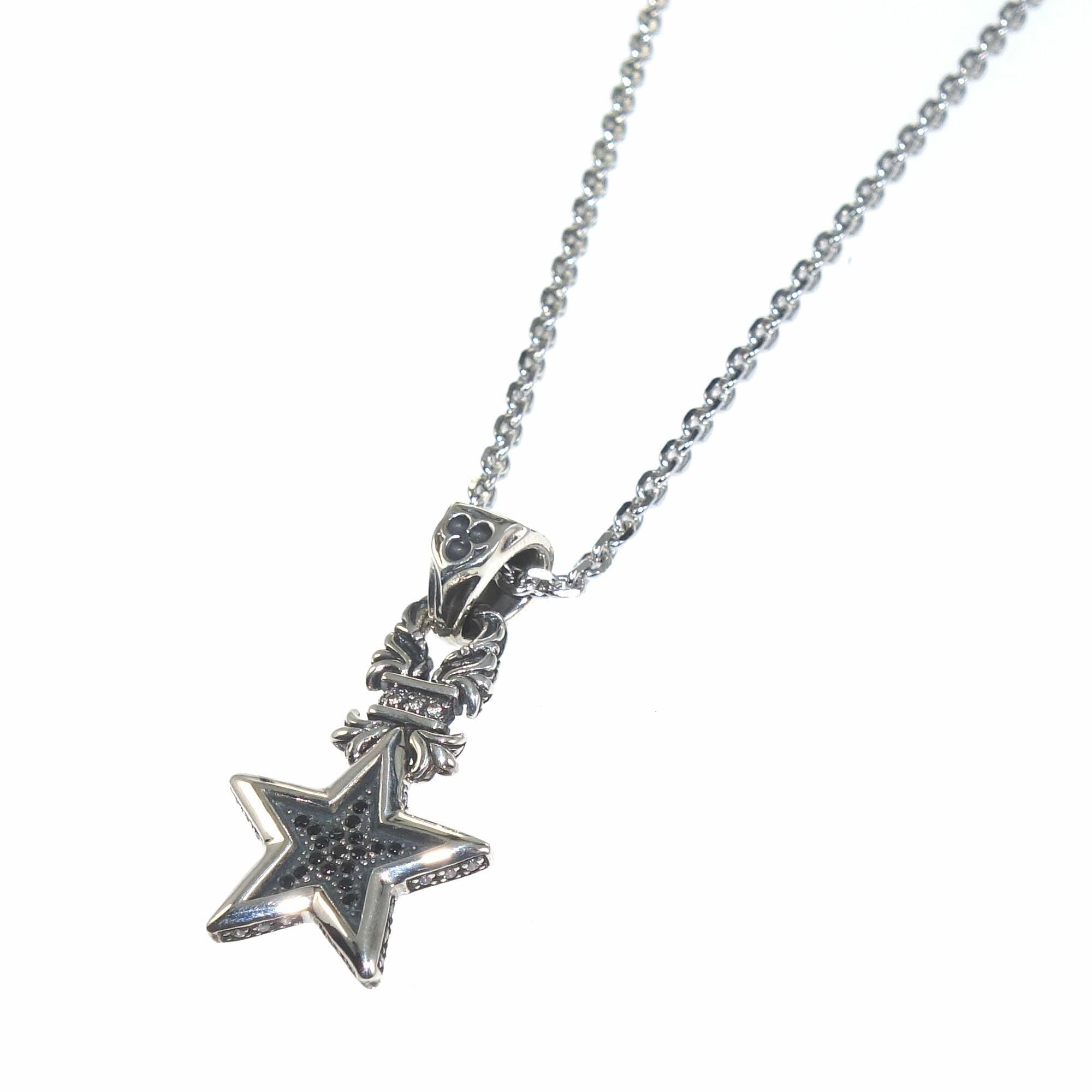 フローラルスターチャーム ACP0202 Floral star charm シルバー