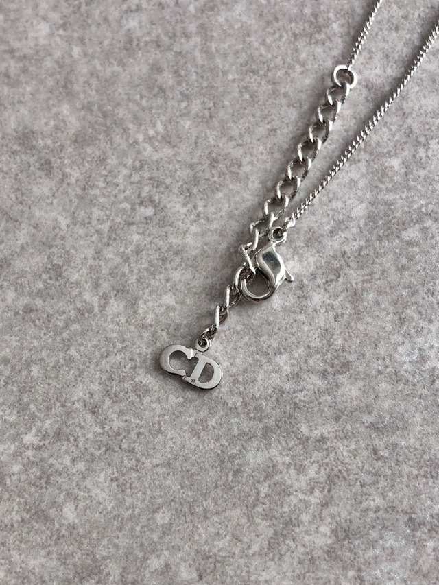 Christian Dior クリスチャン ディオール ネックレス シルバー DIOR 南京錠 vintage ヴィンテージ オールド s5xvzn