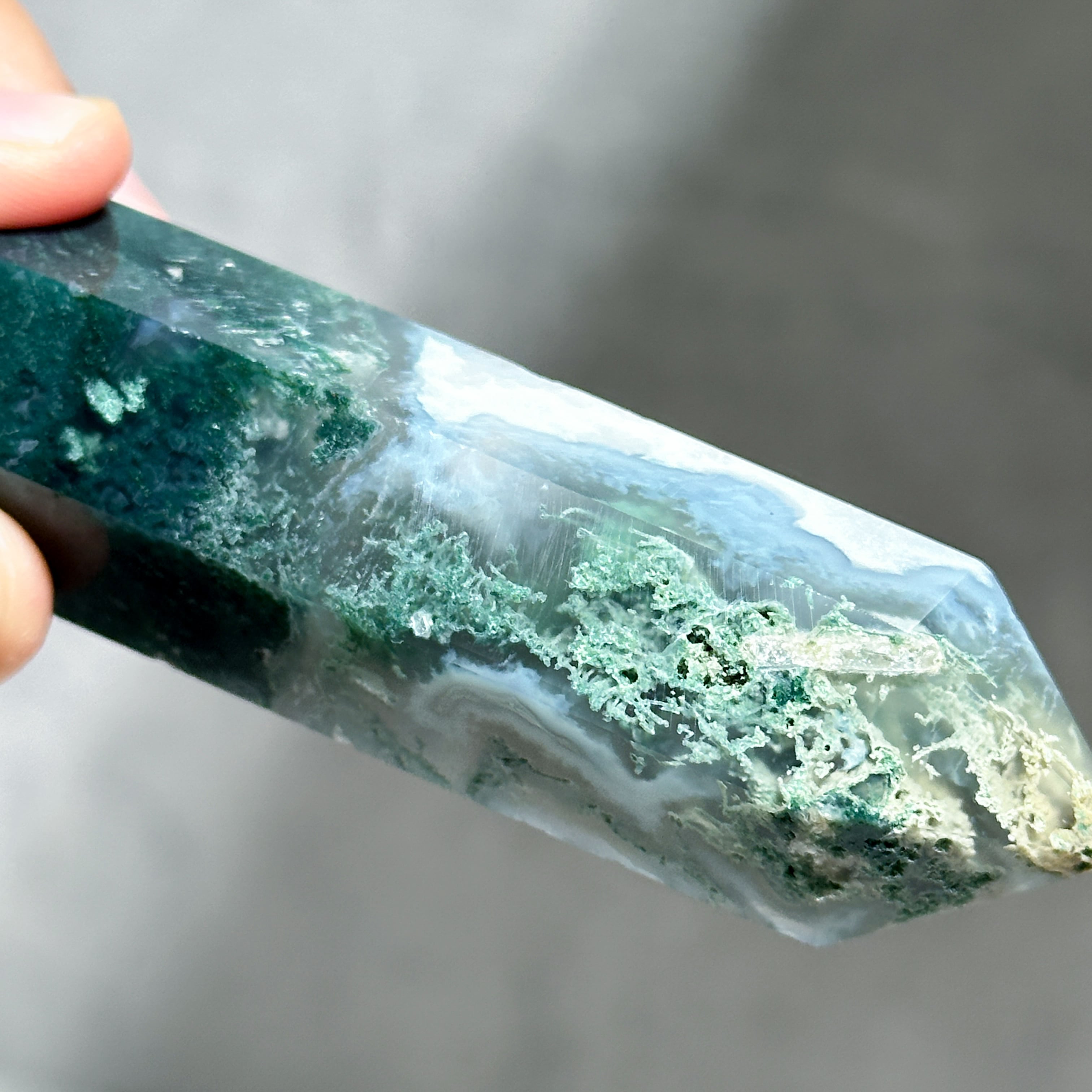 モスアゲート タワー84◇ Moss Agate ◇天然石・鉱物・パワーストーン