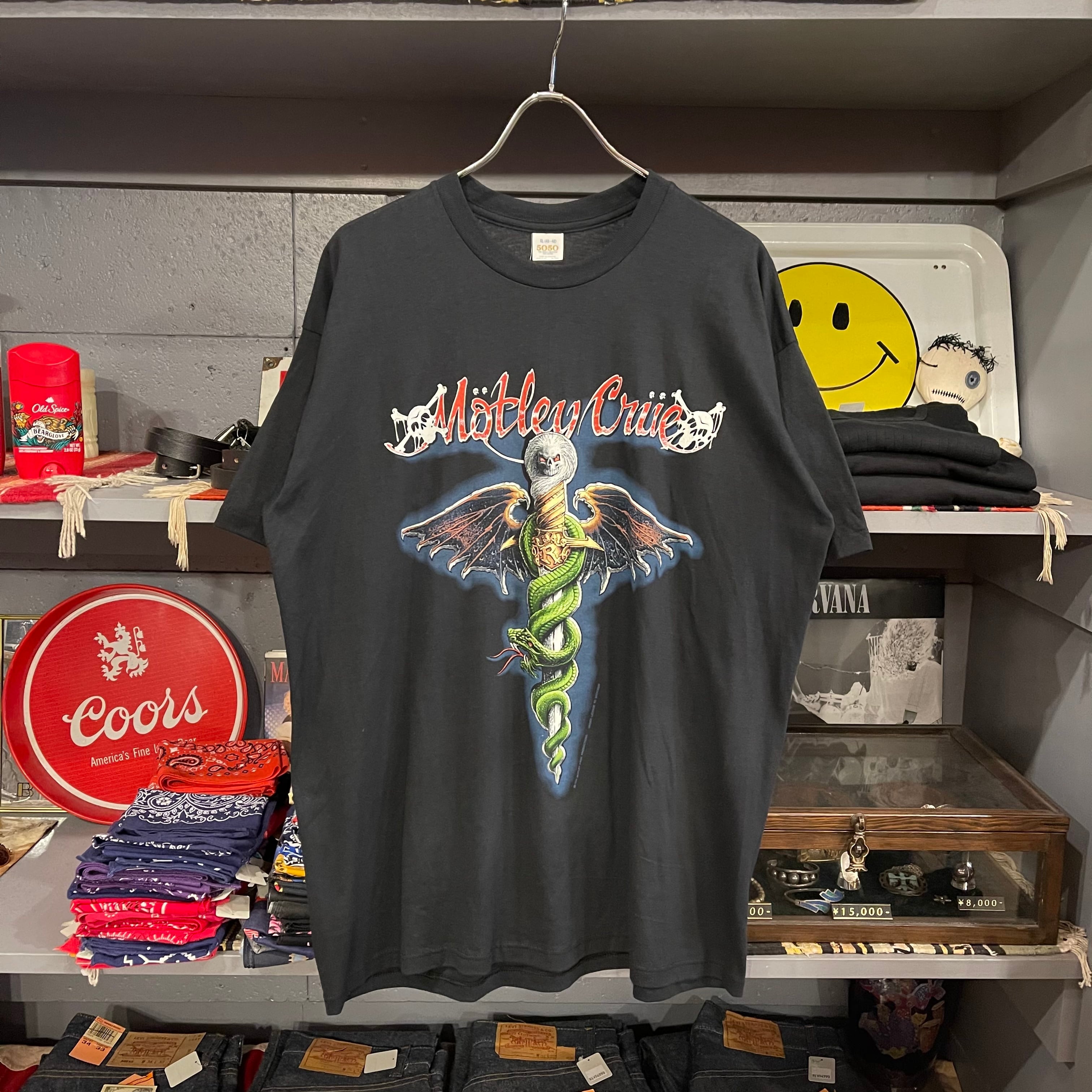 Mötley Crüe モトリー・クルー　80s バンドTシャツ