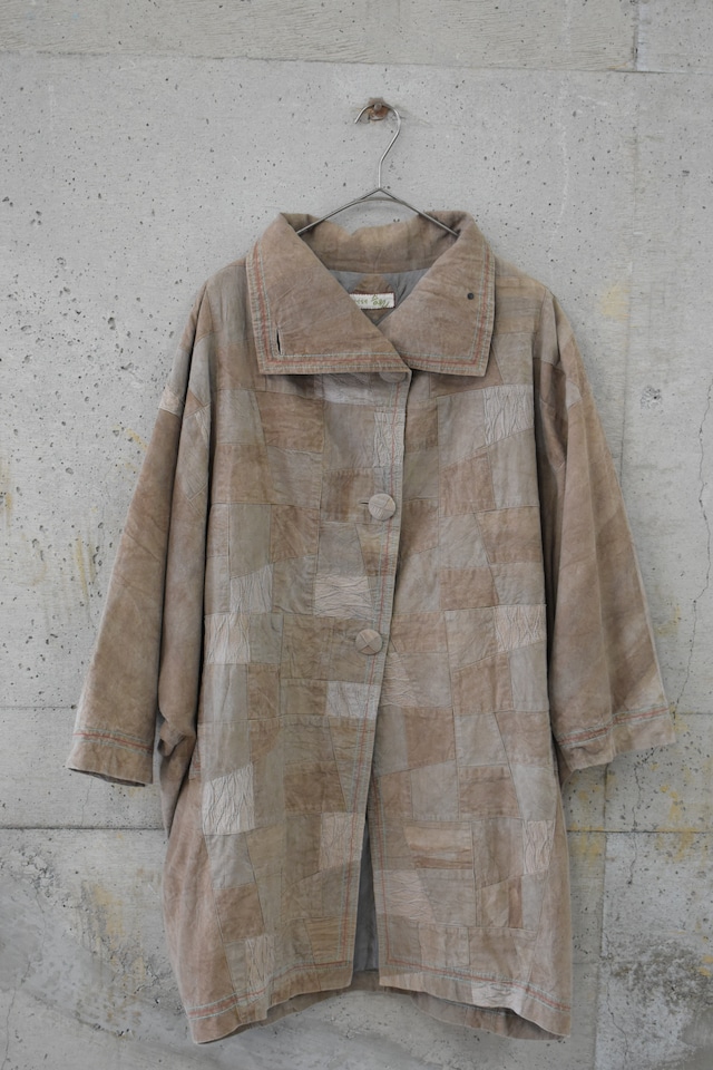 Beige trench coat
