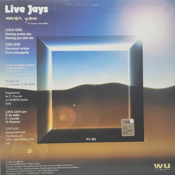 Live Jays / Over You [WU 002] - 画像2