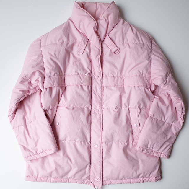 Pink color down jacket
