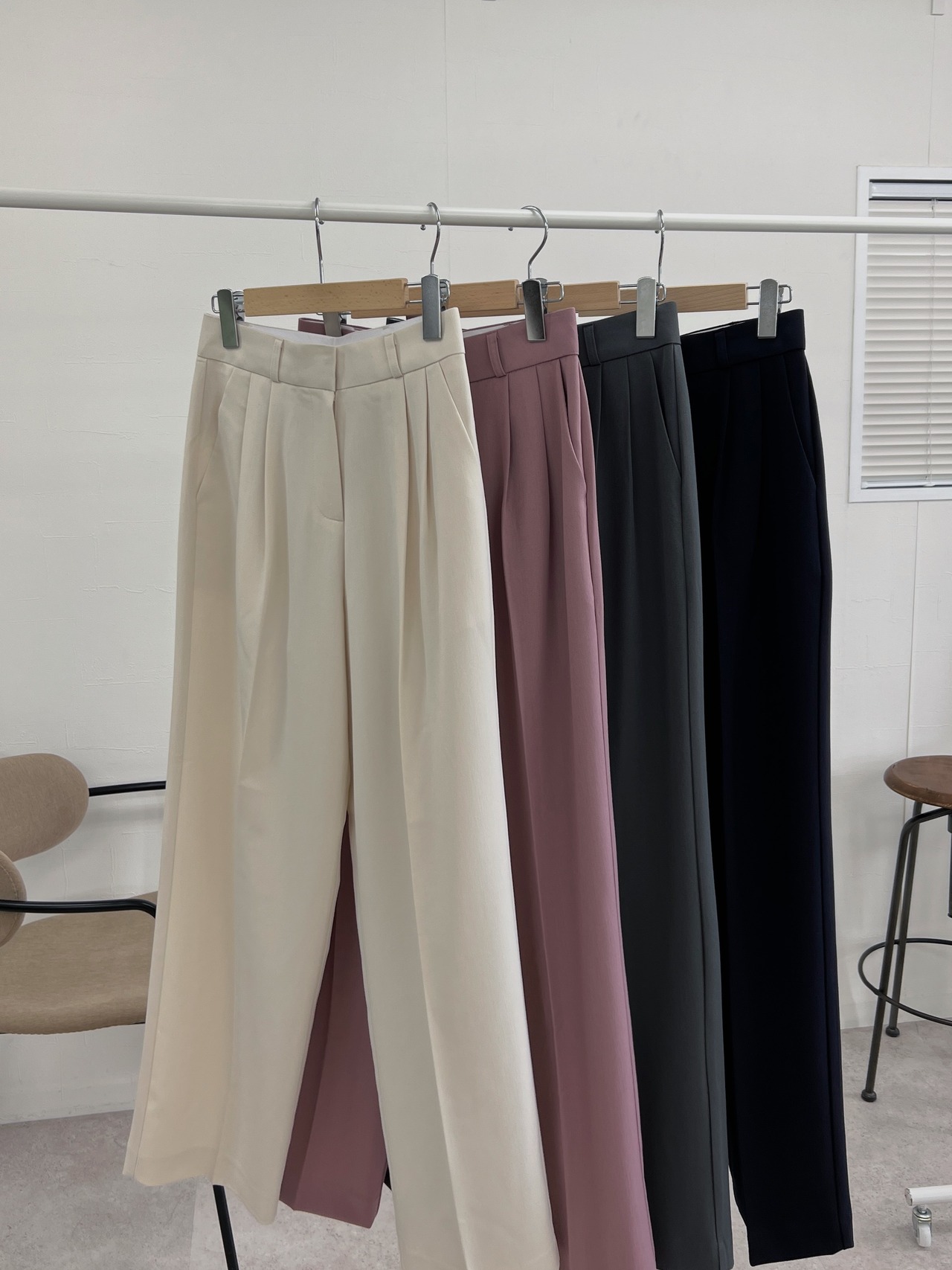 dull tuck slacks PT