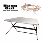 HangOut (ハングアウト) FRT Arch Table Single (Stainless Top) アーチ テーブル シングル ステンレス トップ アウトドア 用品 キャンプ グッズ テント ファニチャー サイト 組み合わせ 家具