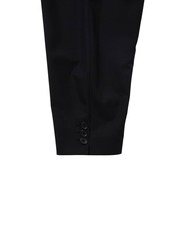 T/W Saxony Single Breasted Jacket -Black-
