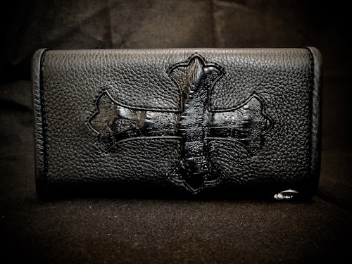 THIRTEEN DESIGNS サーティーンデザインズ KWA-3NS SOFT LEATHER LONG WALLET crocodile クロコダイル