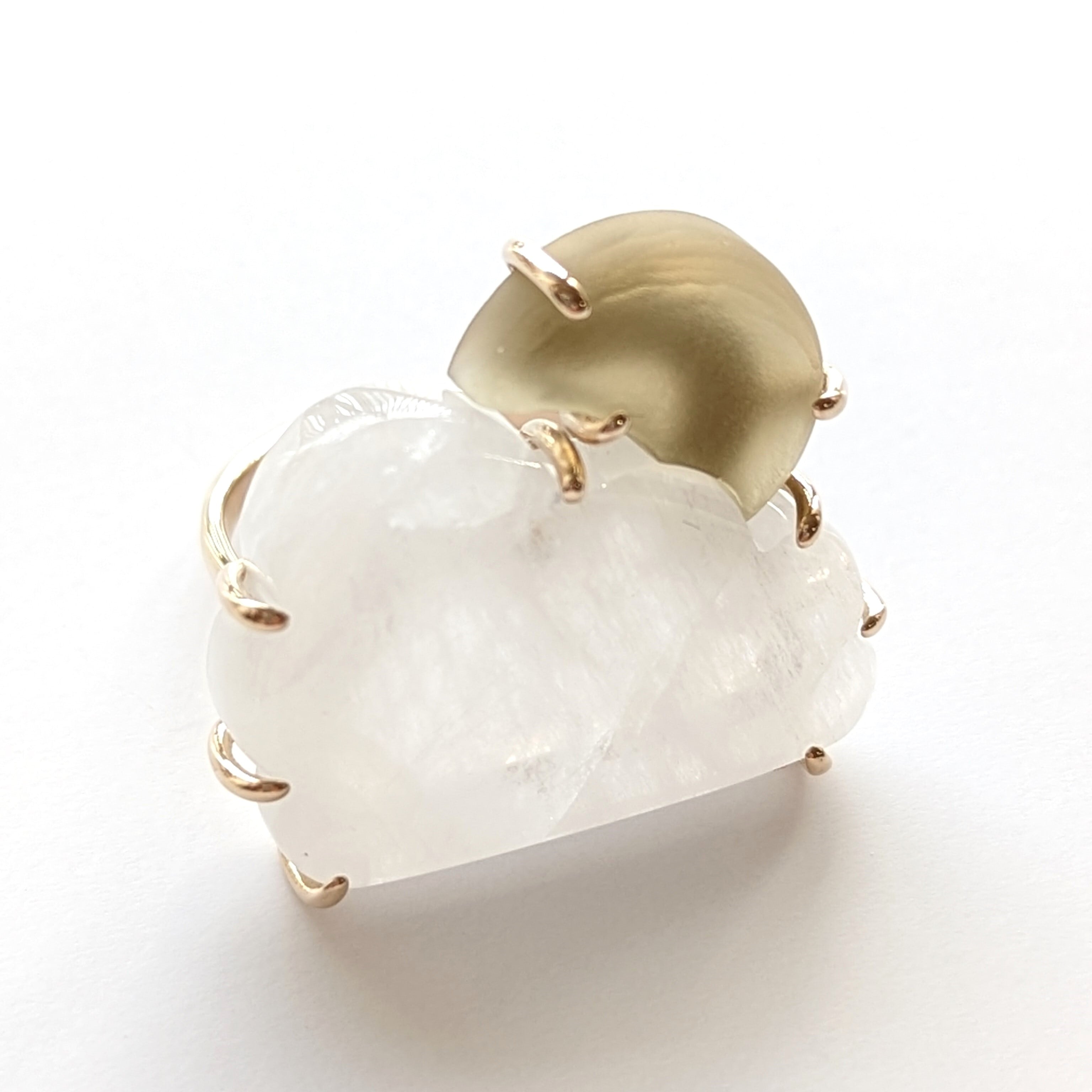 Quartz x Lemon Quartz x 10KYG | Scrysta