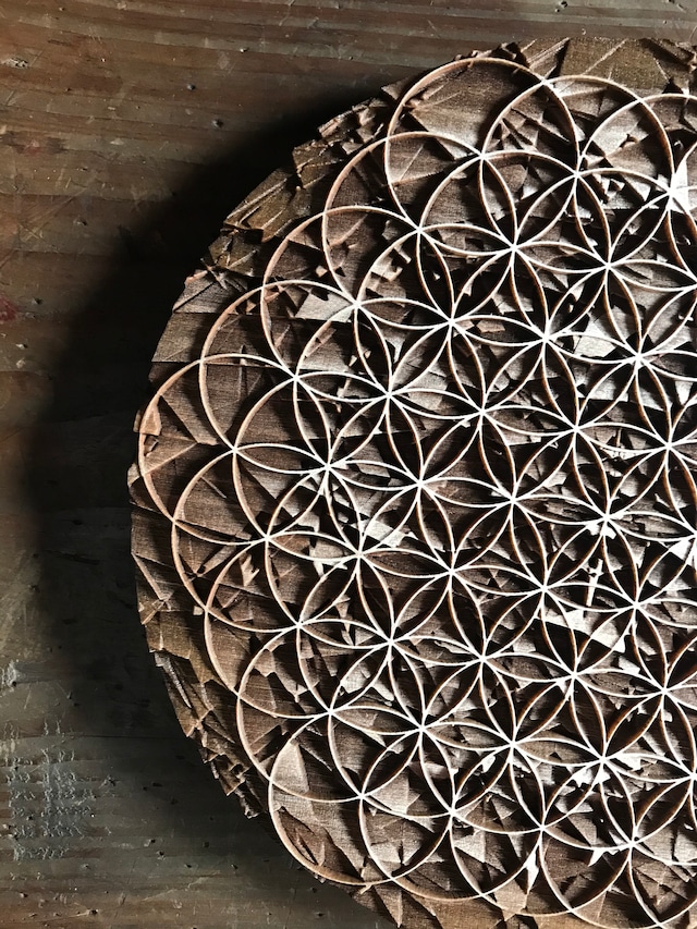 iiai Flower of Life Wooden Board　神聖幾何学ボード｜中