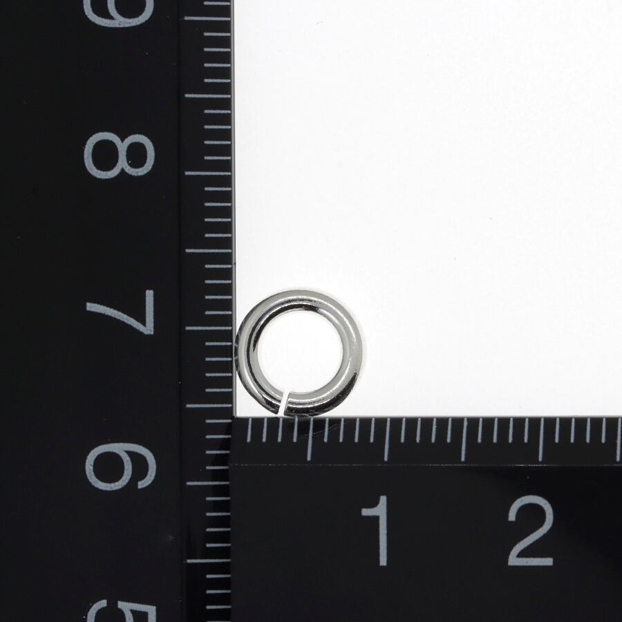 シルバー925 丸カン 外径8.5mm 線の太さ1.8mm 5個セット パーツ