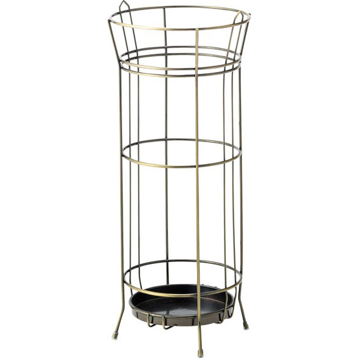 傘立て アンブレララック アンブレラスタンド かさ 玄関 収納 おしゃれ かわいい シンプル コンパクト アンティークゴールド ブラック