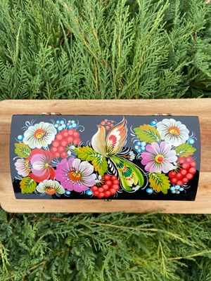 ペトリキフカ・ジュエリーボックス16 cm（Khomenko）