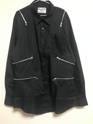 UNFINISHEDジップシャツ