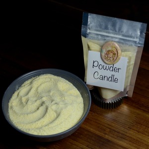 Powder candle yellow