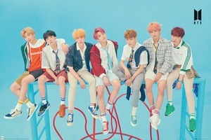 BTS  防弾少年団　BLUE 輸入ポスター　61cm x 91.5cm POSG2141