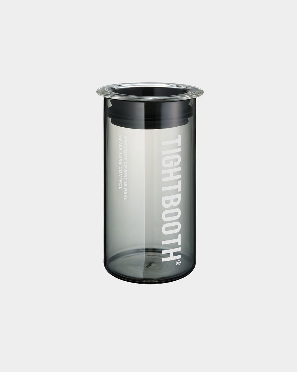 TIGHTBOOTH / LABEL LOGO CANISTER / BLACK