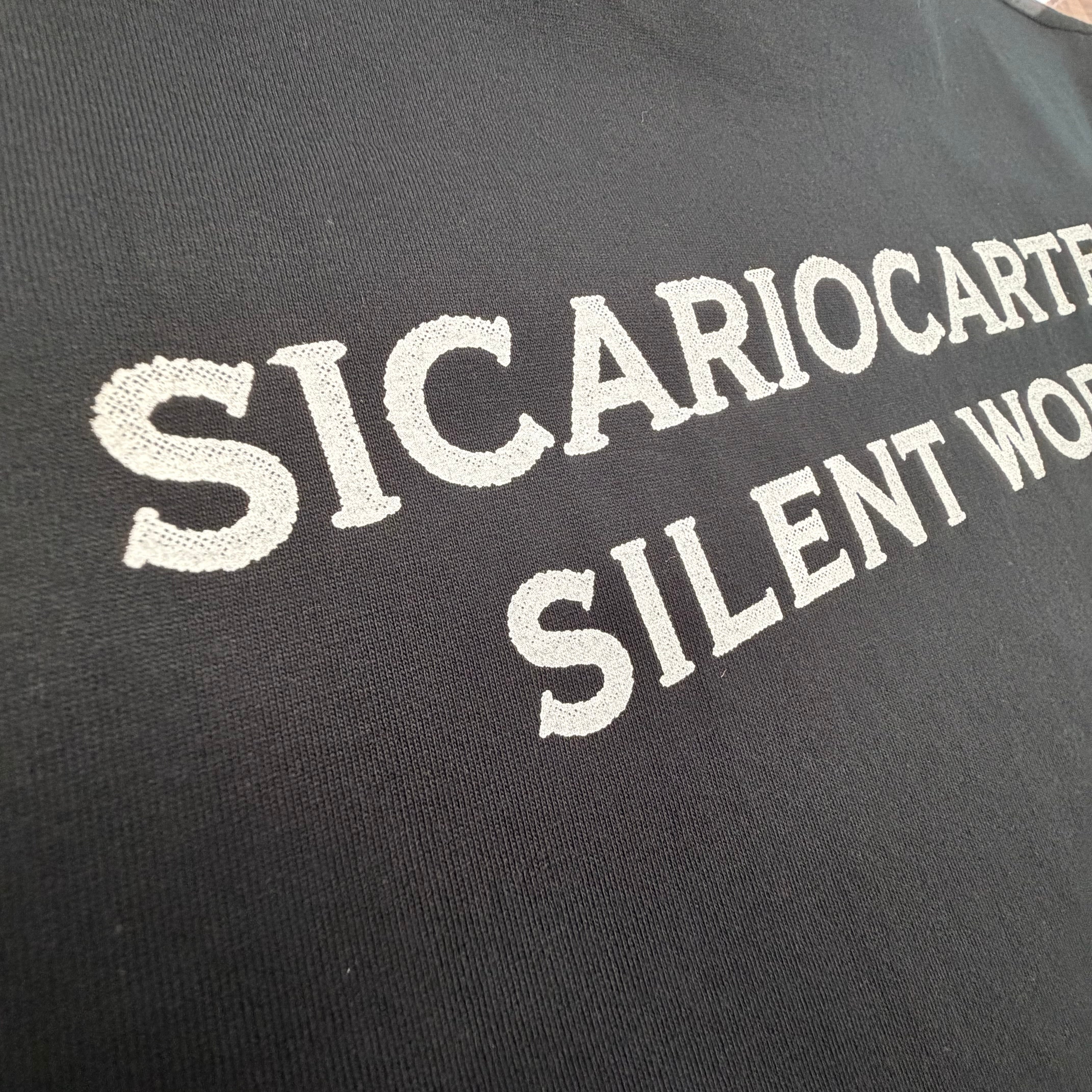 SILENT WORK TEE ブラック | SICARIO CARTEL