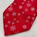 Holiday traditions vintage tie クリスマス　金属糸　n-493