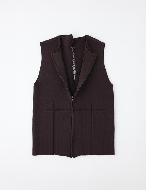 【ulikasanctus】BACK STRING KNIT VEST