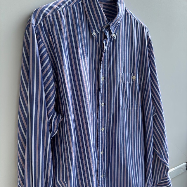 Brooks Brothers ストライプシャツ 90s コットン USA製 ボタンダウン ヴィンテージ古着 画像4