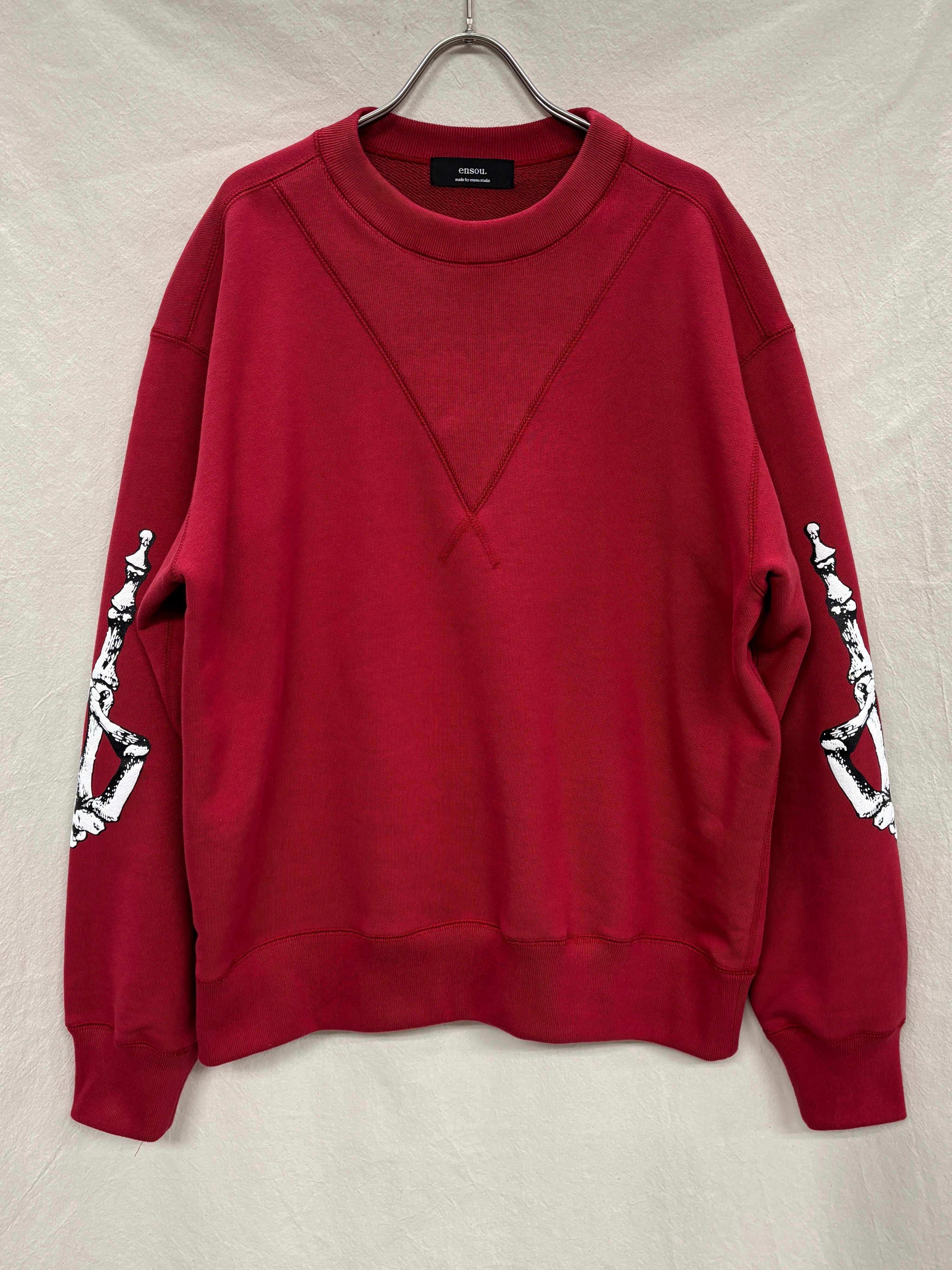 ensou. / PEACE SWEATSHIRT (RED) | THE MODERN AGE