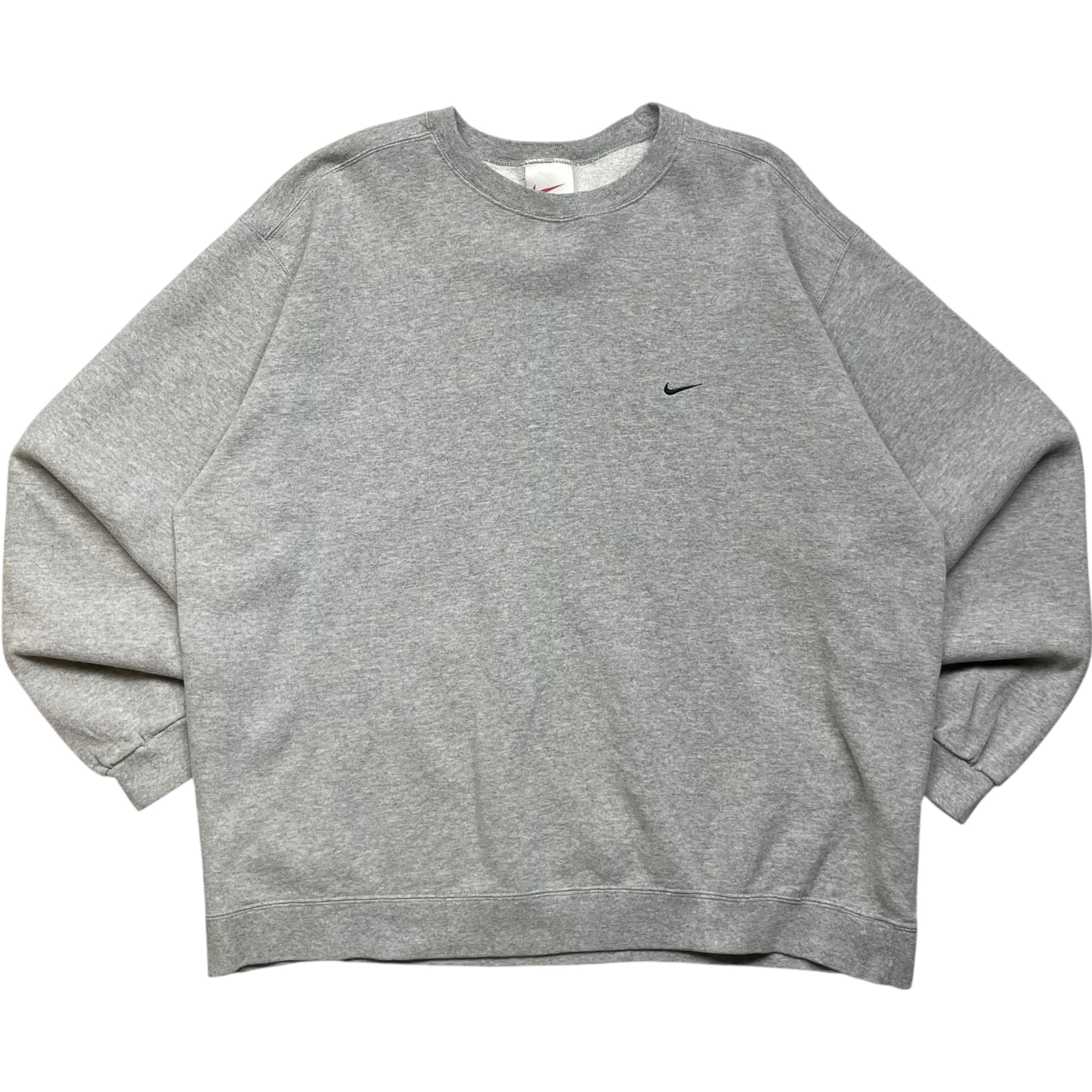 《XL》 NIKE ナイキ スウェット スウッシュ ワンポイント グレー 90年代 vintage no.9000