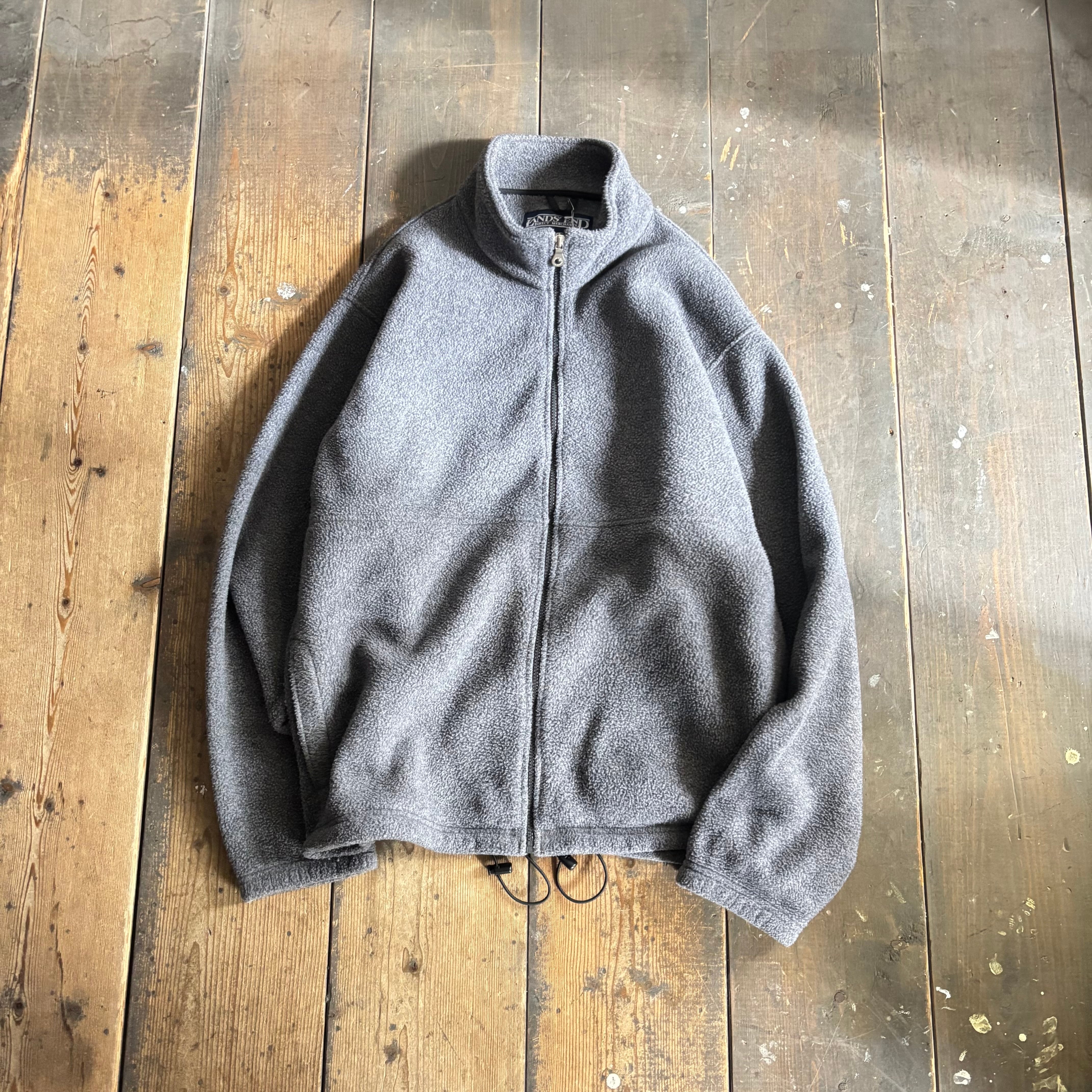 Lands'End full zip fleece jacket XL-tall | used and vintage