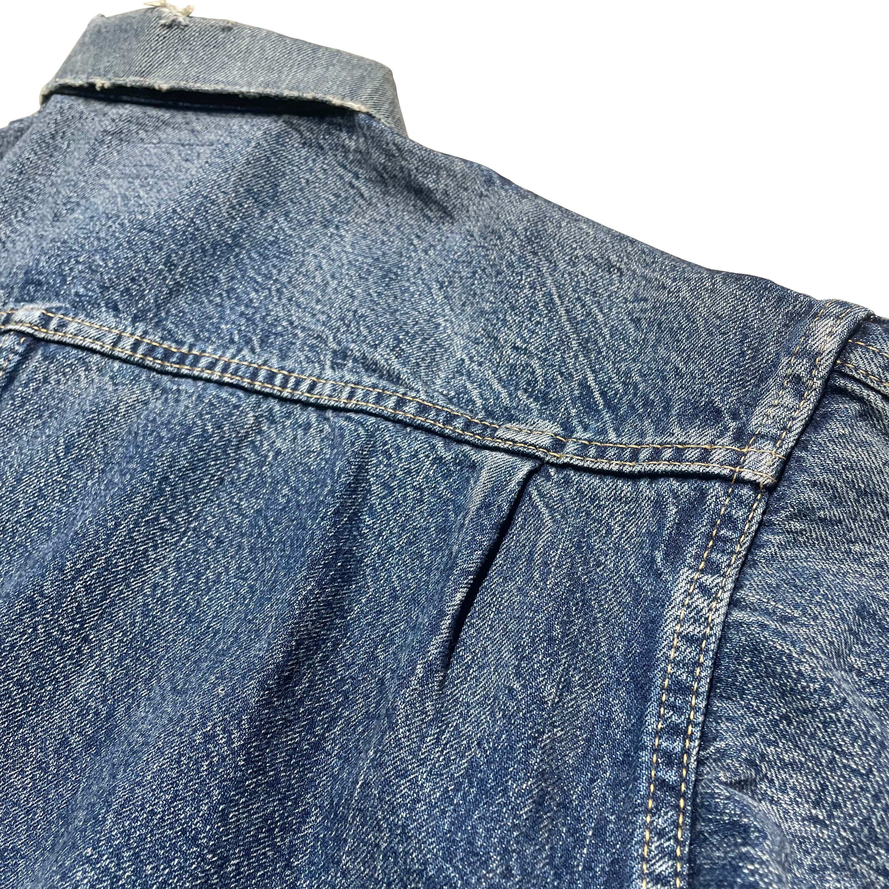 新品未使用 Benjamin Authentic Club M デニムジャケット Benjamin Authentic Club Vintage Wash Denim Trucker Jacket Japan