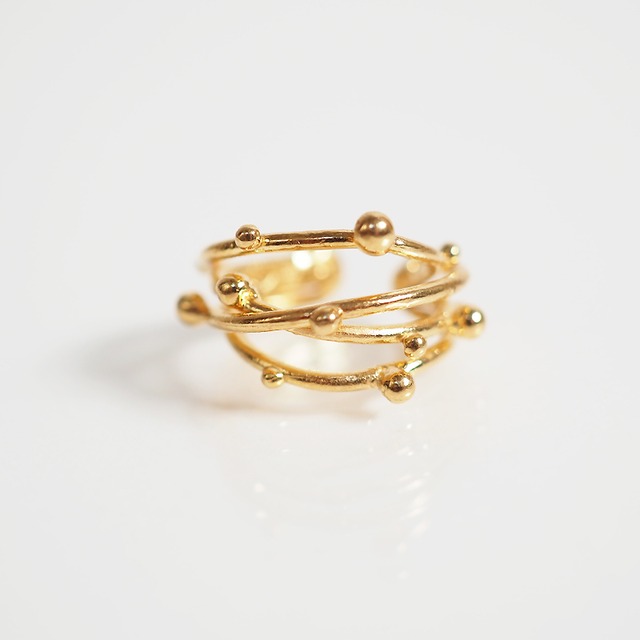 雫のイヤーカフ(gold)