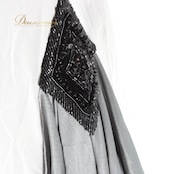 社交ダンス 衣装 スタンダード ドレス ワンピース レッスンウェア パーティドレス レディース 花柄 レース ブラック系 シルバー系 黒 長袖 シック 光沢感 滑らかな触り心地 繊細な花柄 おしゃれ パーティー トレーニング 衣装 結婚式 フォーマル 体型カバー 風合い ドレッシー セクシー 研修 競技用 複数サイズ展開 透け感