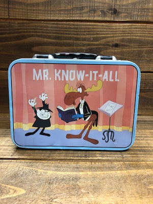 ROCKY and BULLWINKLE TIN BOX/ロッキー&ブルウィンクル ランチボックス 缶 90's