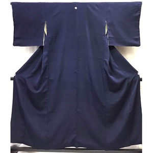 着物・色無地・一つ紋・紺系地・No.200701-1989・梱包サイズ80