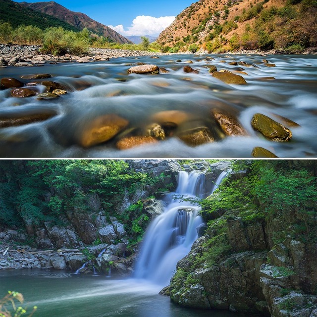 XCSOURCE 角形フィルターセット 8枚 ND2 ND4 ND8 ND16 GND2 GND4 GN8 GND16 9枚金属アダプターリング 1枚ホルダー 1個フィルターケース Cokin P用 LF291