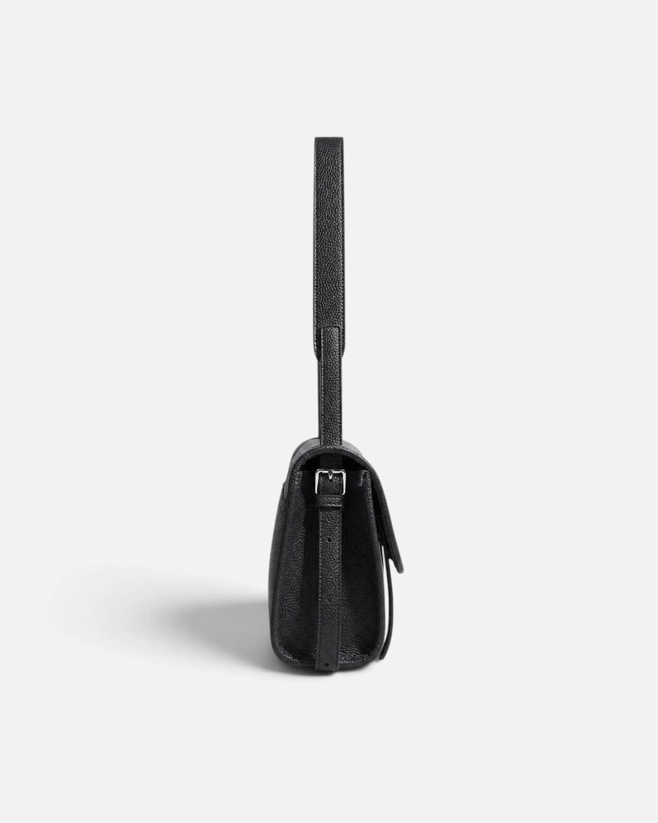 MINI FLAP SHOULDER BAG / BLACK