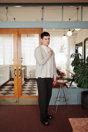 Linen Cotton Poplin Trousers