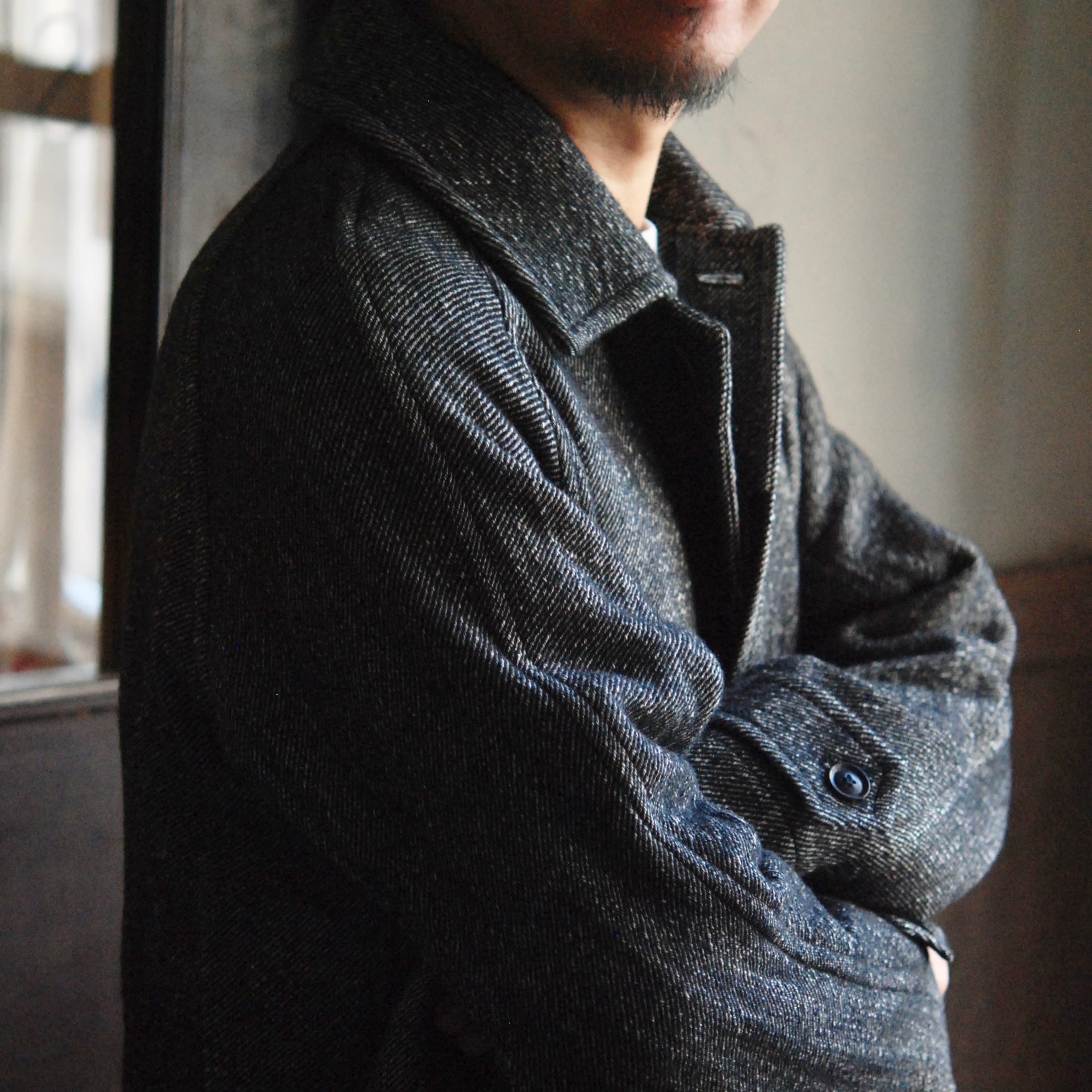 LONDON TRADITION balmacaan coat / UK