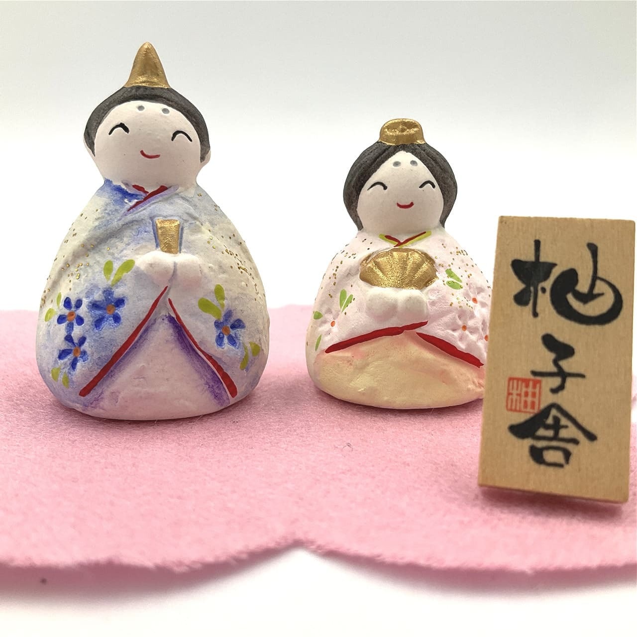 陶器】錦彩立雛【雅峰作】 | 和光カタヤマ