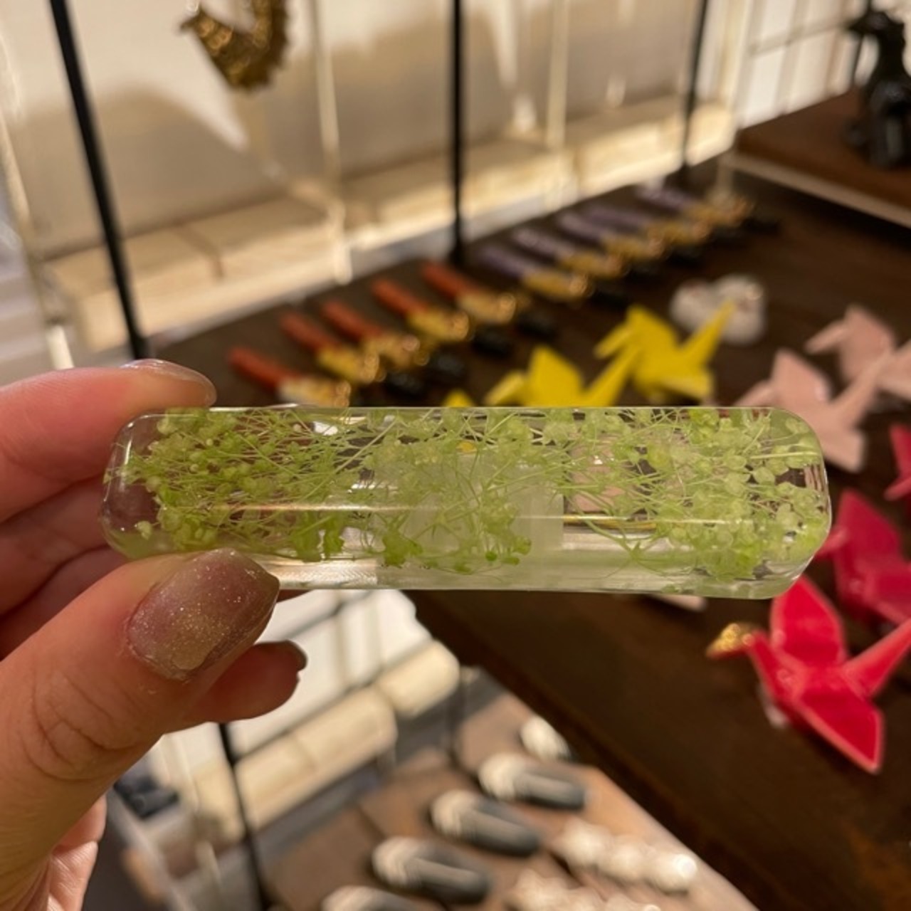 Candy-like cutlery rest large small flower 4type Orange Yellow Green Pink / キャンディーライクカトラリーレスト ラージフラワー スモールフラワー 全4種 箸置き カトラリーレスト 透明感 かわいい クリアカラー オレンジ イエロー グリーン ピンク  花柄 飴玉風 ギフト プレゼント キッチン雑貨