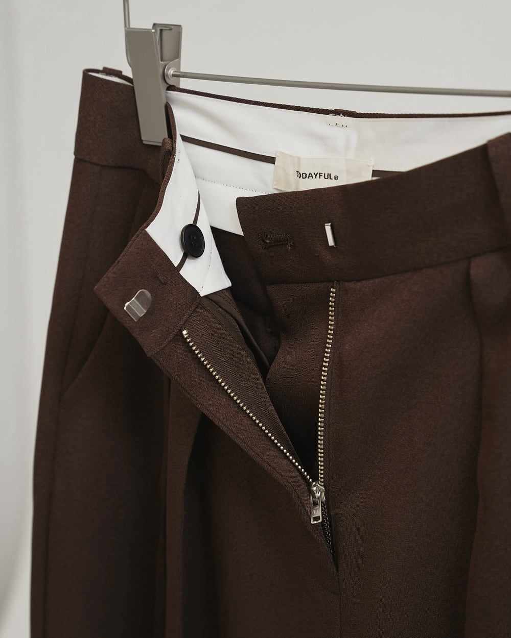 TODAYFUL Tuck Wide Trousers タックワイドトラウザー Choco | planet3rd
