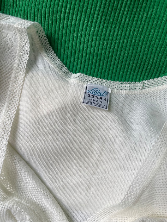 70s-80s VINTAGE "Liabel" Pointelle Knit Tops