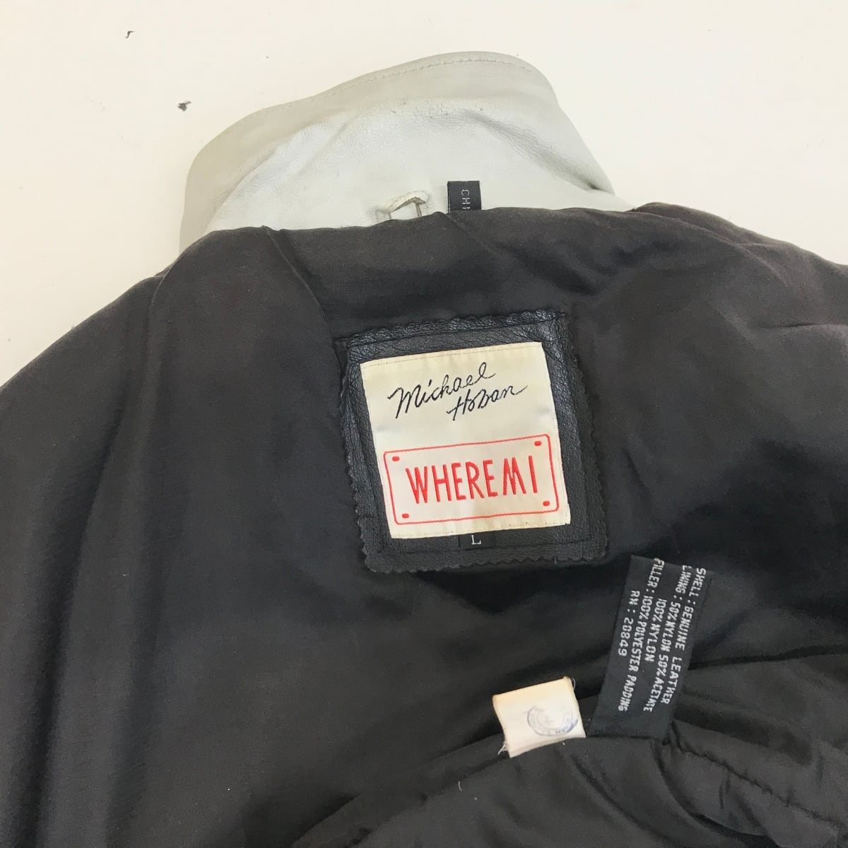 MICHAEL HOBAN マイケルホーバン レザージャケット 星条旗 USA MICHAEL HOBAN マイケル ホーバン 90年代 USA 星条旗 レザー