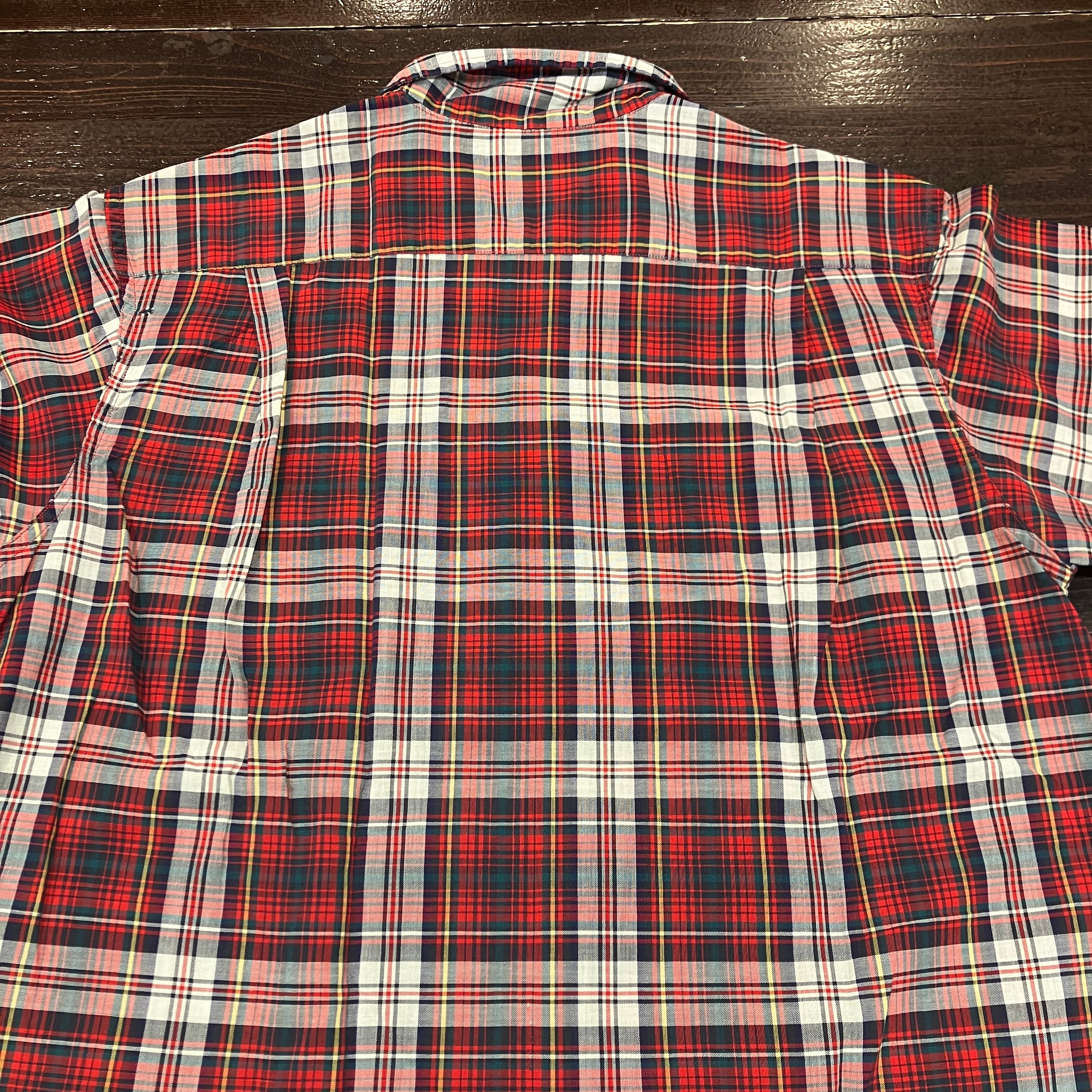 1960'S DONEGAL S/S COTTON RED CHECK SHIRT | safarionline